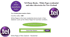 Desktop Screenshot of new-zealand.numbers.tel